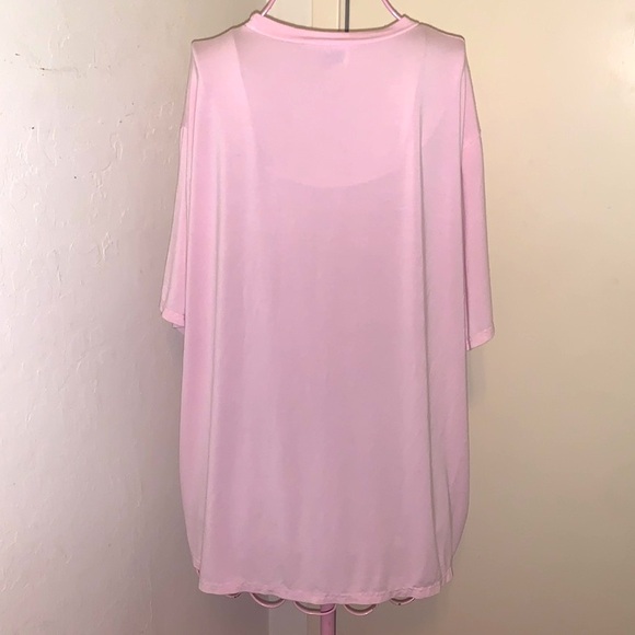 -Edikted Overzized Boyfriend Pink Tee Shirt-Small Bust 32.5-34 As Is - Picture 10 of 14